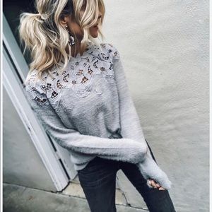 Vici - SINCERELY YOURS KNIT SWEATER - GREY